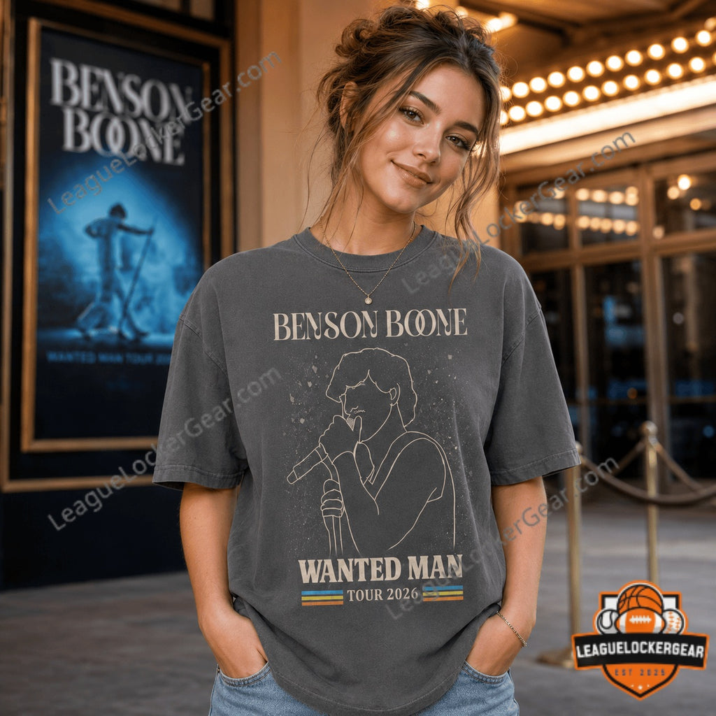 Benson Boone Wanted Man Tour 2026 T-Shirt