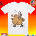 Bird Meets Cat Pop Culture Wizard T-shirt