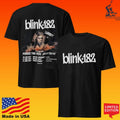 Blink-182 Europe Tour 2027 For Germany Italy And France Schedule Dates T-shirt