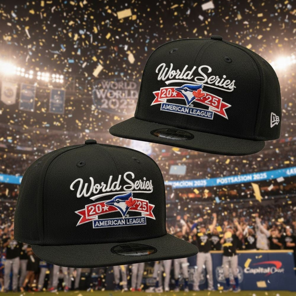 Toronto Blue Jays 2025 World Series Fitted Cap – American League Champions