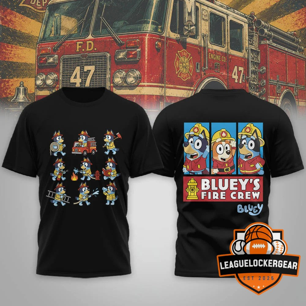 Bluey Fire Crew T-Shirt
