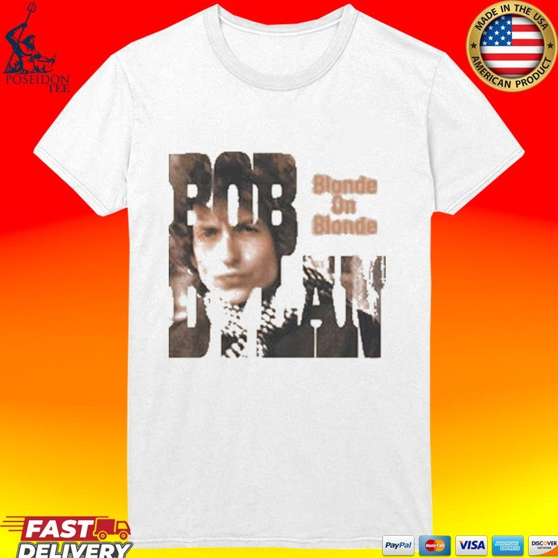 Bob Dylan Blonde On Blonde Cream T-shirt