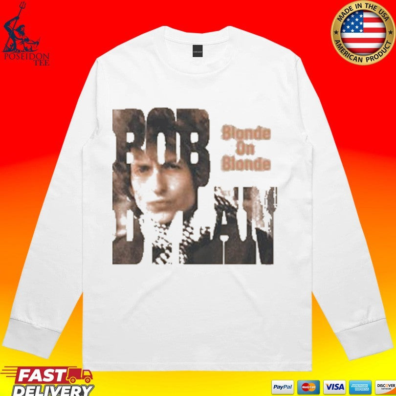 Bob Dylan Blonde On Blonde Cream T-shirt