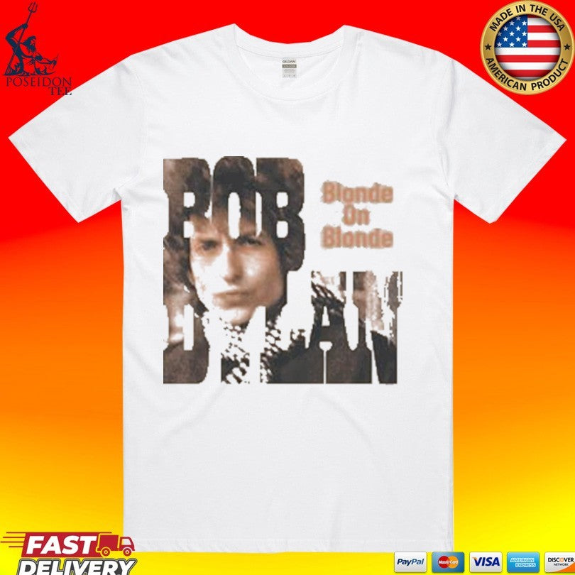Bob Dylan Blonde On Blonde Cream T-shirt