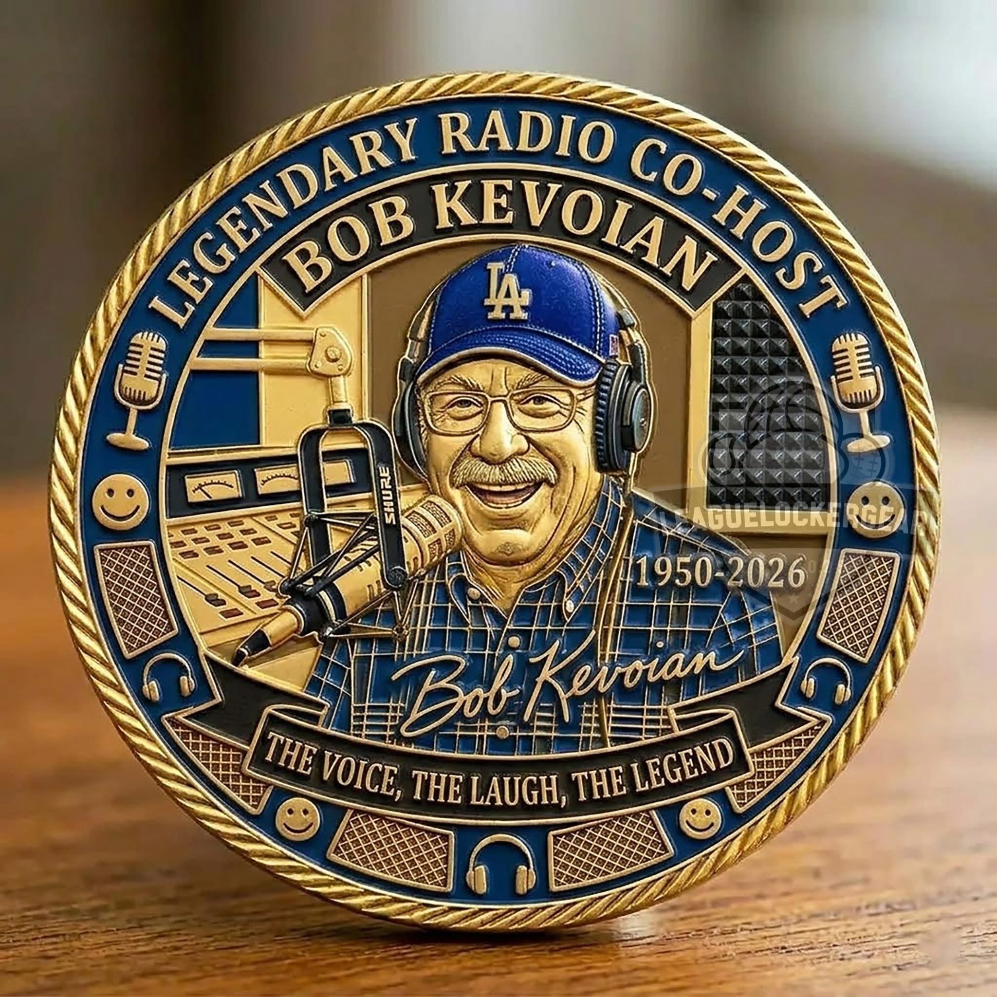 Bob Kevoian Legendary Radio Co-Host Challenge Coin