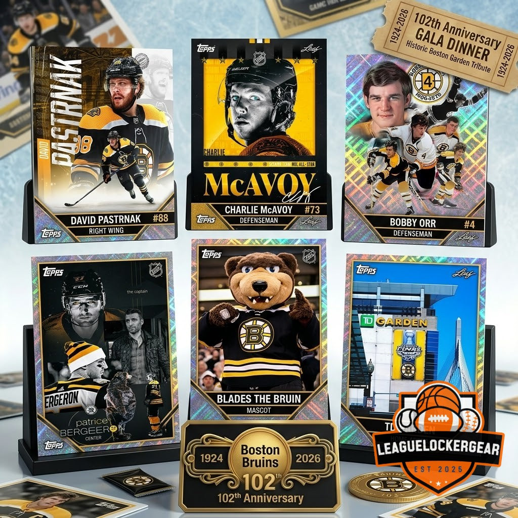 Boston Bruins 102nd Anniversary 1924-2026 Trading Cards Box Set