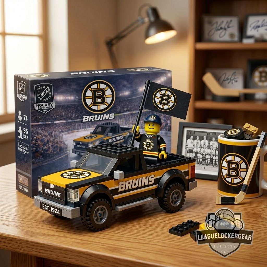 Boston Bruins EST. 1924 Truck Building Blocks Set