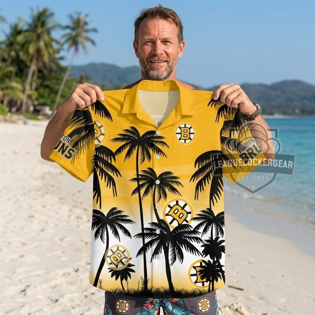 Boston Bruins Hawaiian Shirt