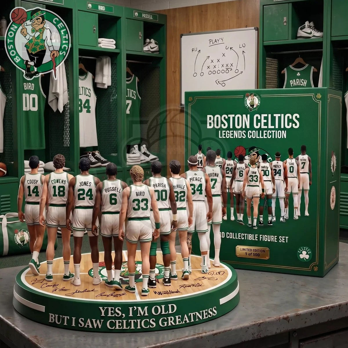 Boston Celtics Legends Collection Yes I’m Old But I Saw Greatness Acrylic Plaque