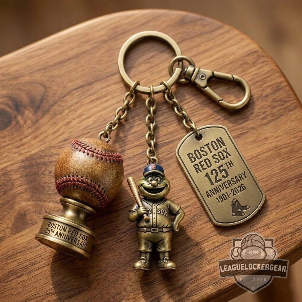 Boston Red Sox 125th Anniversary 1901-2026 Keychain