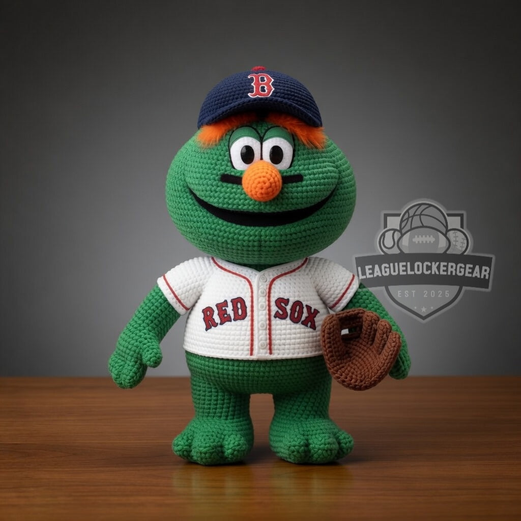 Boston Red Sox Wally the Green Monster Crochet Doll