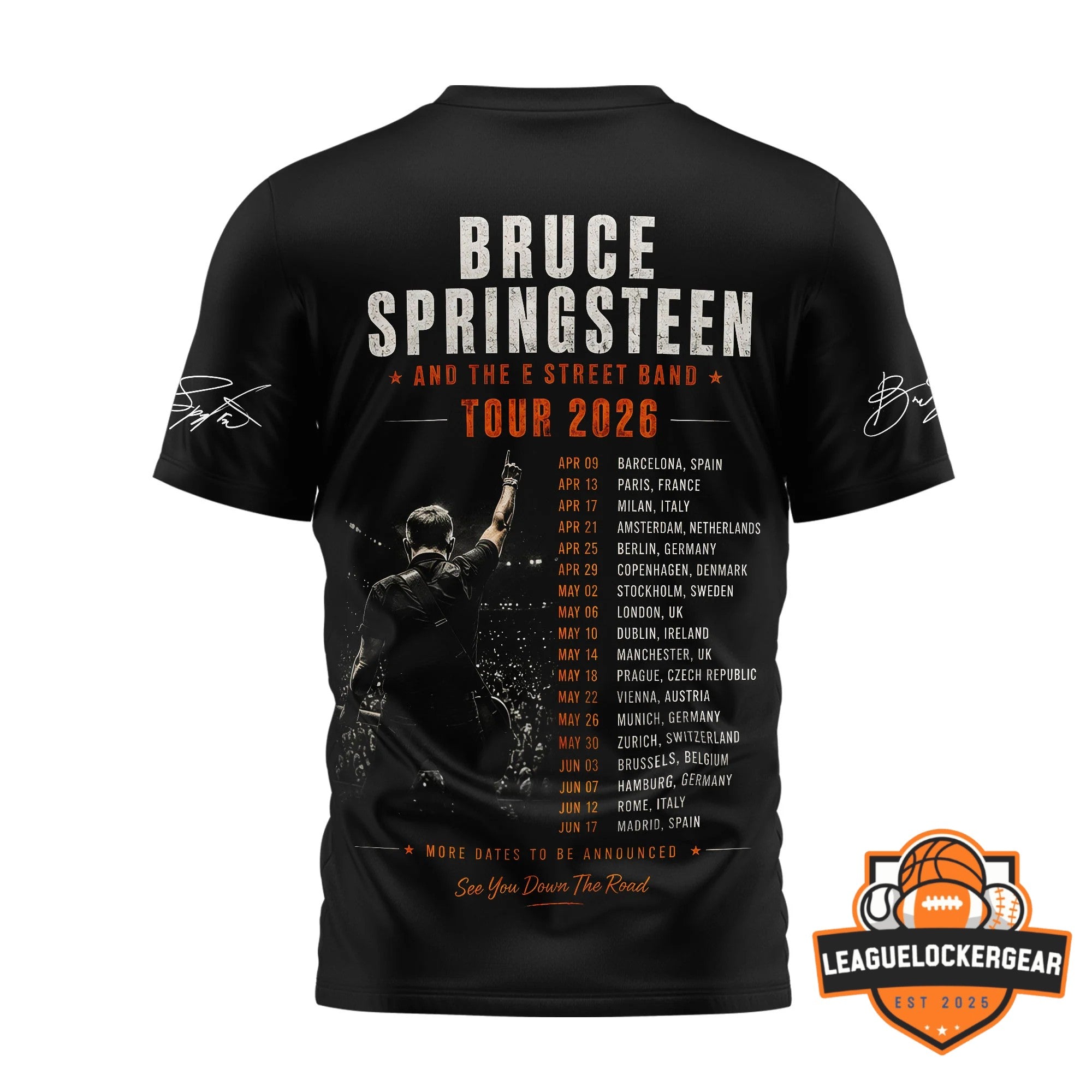 Bruce Springsteen and The E Street Band Tour 2026 T-Shirt