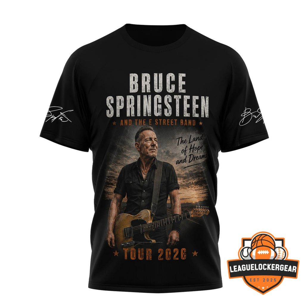 Bruce Springsteen and The E Street Band Tour 2026 T-Shirt