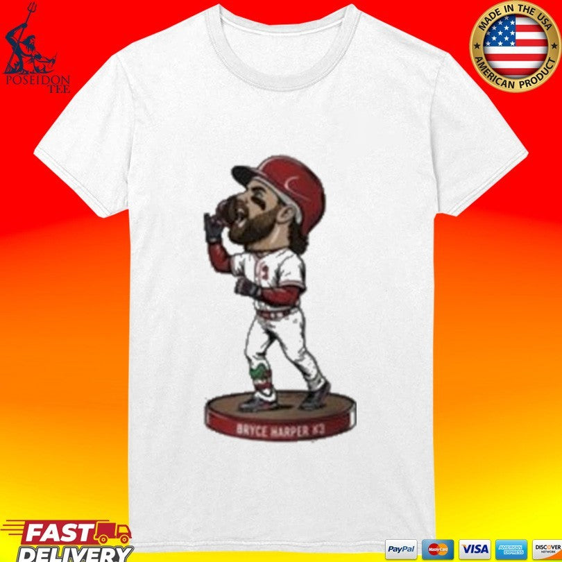 Bryce Harper Philadelphia Phillies Bobblehead T-shirt