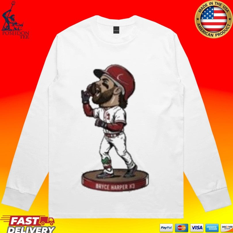 Bryce Harper Philadelphia Phillies Bobblehead T-shirt