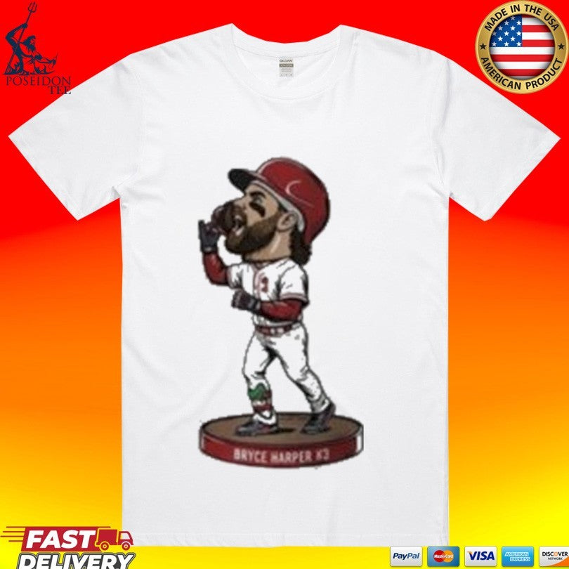 Bryce Harper Philadelphia Phillies Bobblehead T-shirt