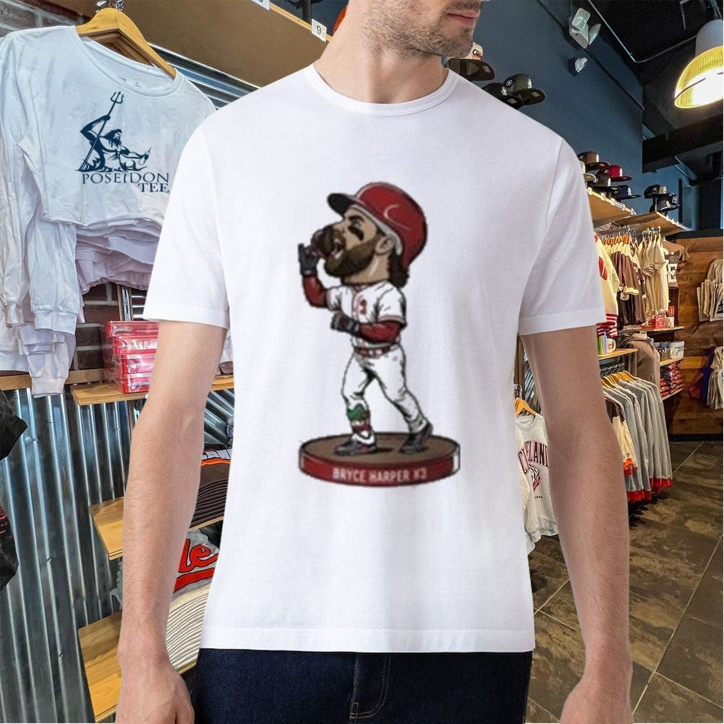 Bryce Harper Philadelphia Phillies Bobblehead T-shirt