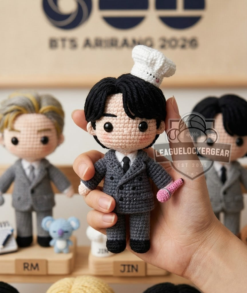 BTS Arirang 2026 Members Crochet Doll