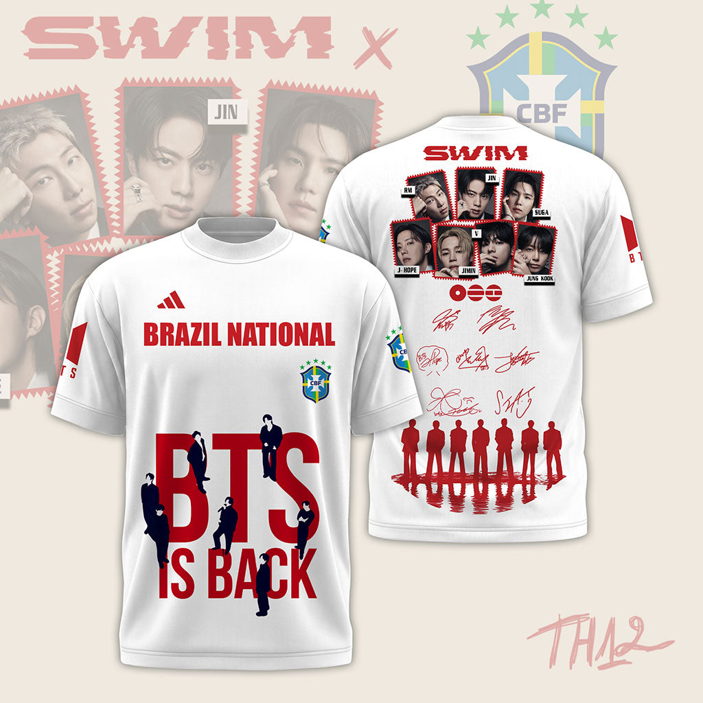 BTS Is Back x Brazil World Cup 2026 T-Shirt