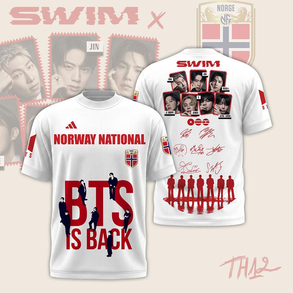 BTS Is Back x Norway World Cup 2026 T-Shirt