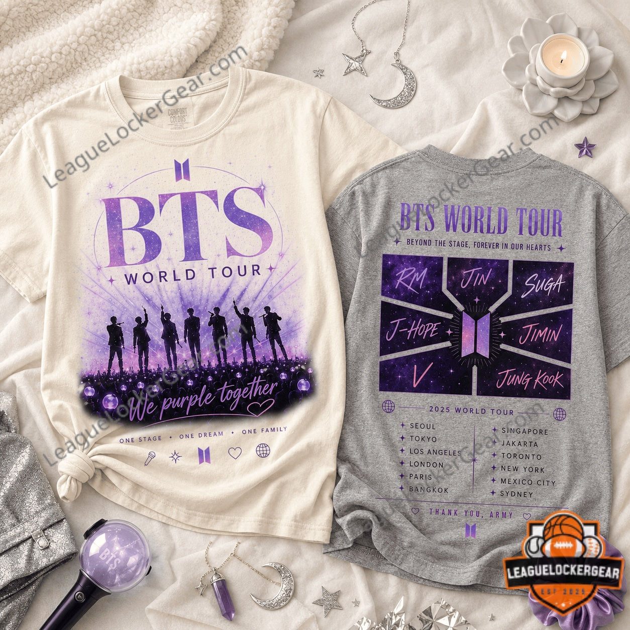 BTS World Tour 2026 We Purple Together T-Shirt