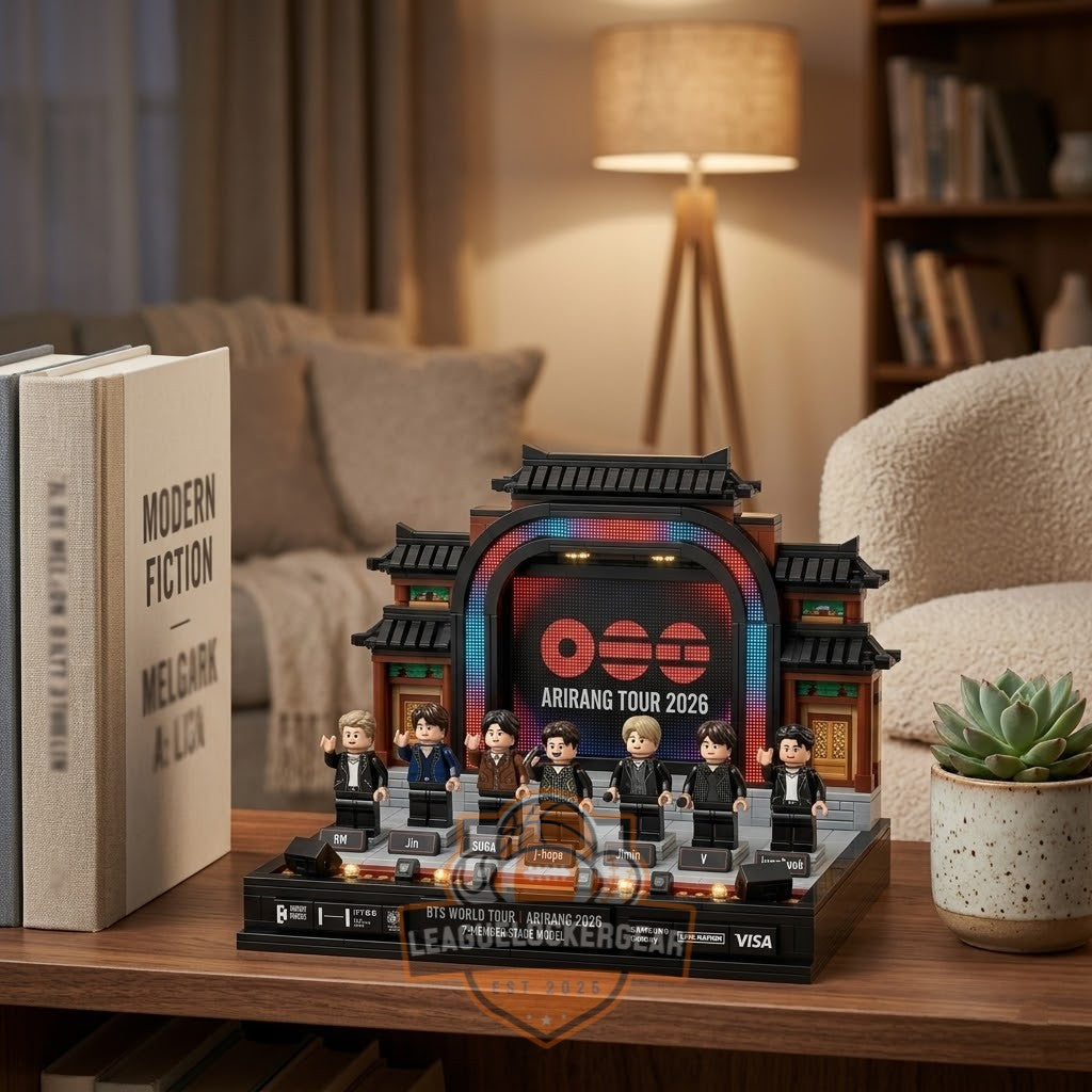 BTS World Tour Arirang 2026 7-Member Stage Building Block Set