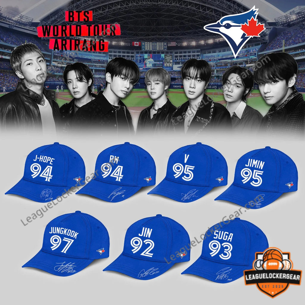 BTS World Tour Arirang Toronto Blue Jays Baseball Jersey