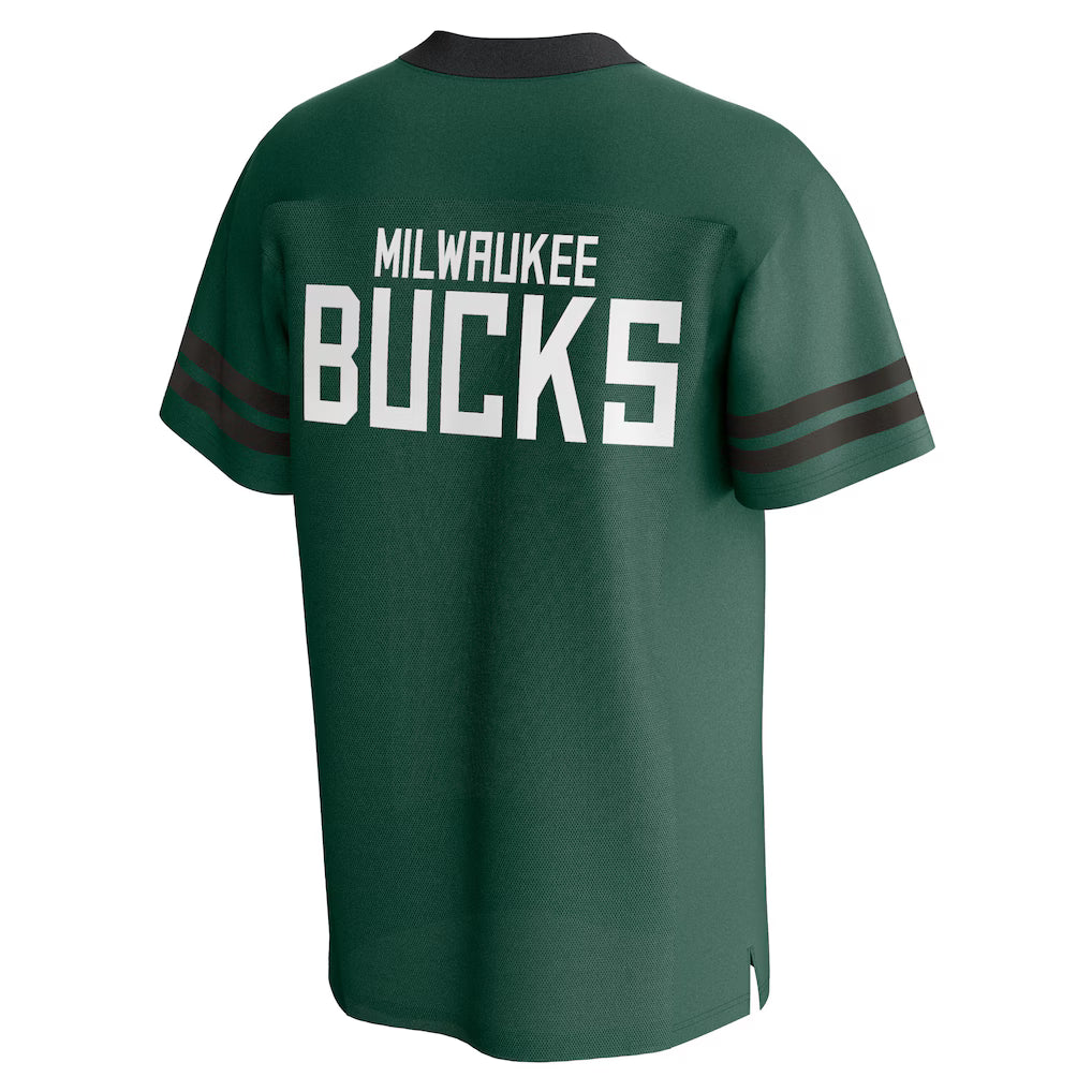 Milwaukee Bucks Short-Sleeve Fashion Jersey – Fear The Deer