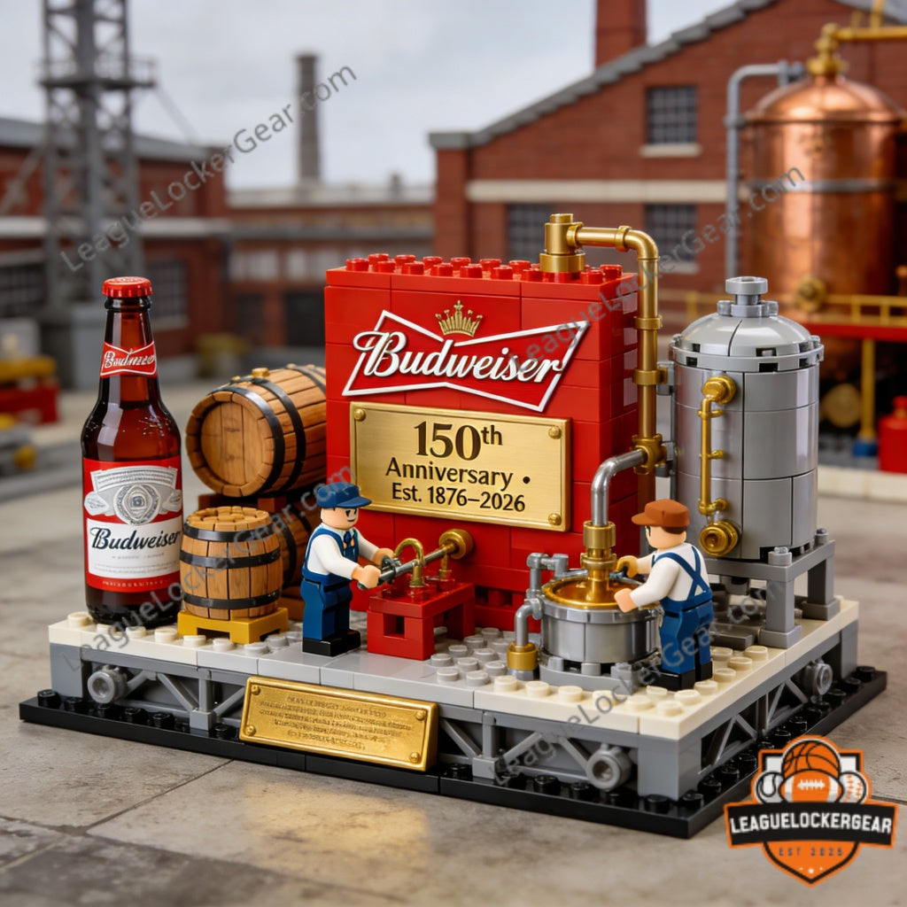 Budweiser 150th Anniversary Building Block Model
