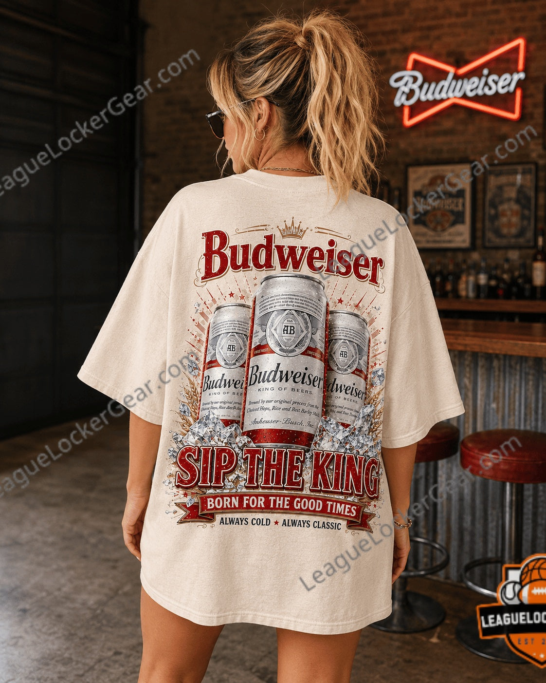 Budweiser King of Beers 3D T-Shirt
