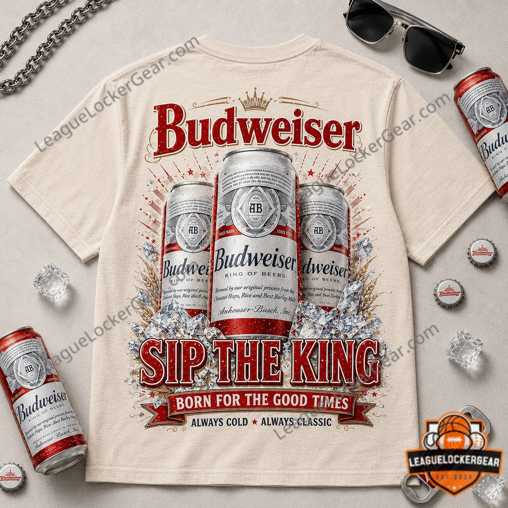 Budweiser King of Beers 3D T-Shirt