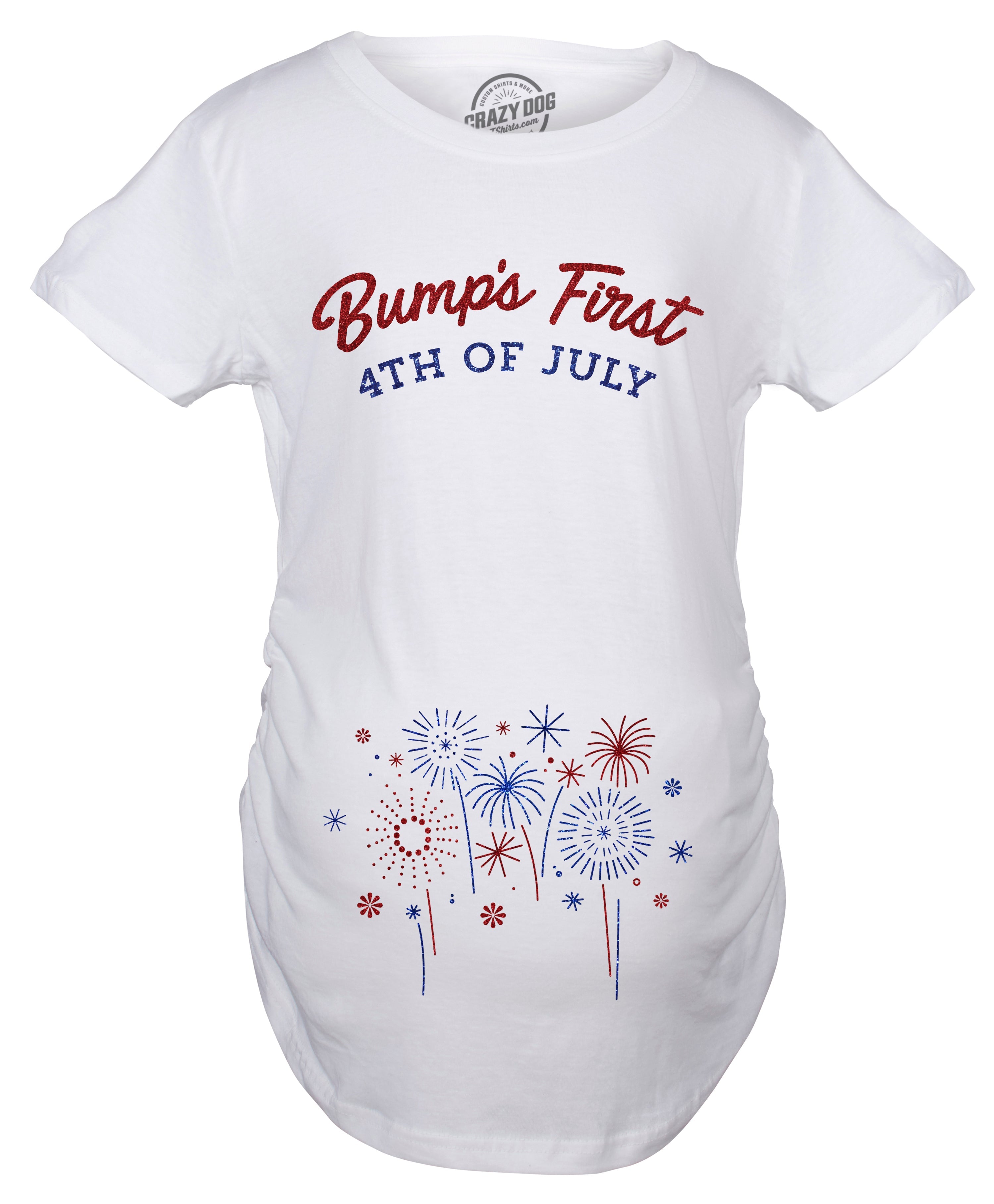 Bump's First 4th Of July Maternity T Shirt