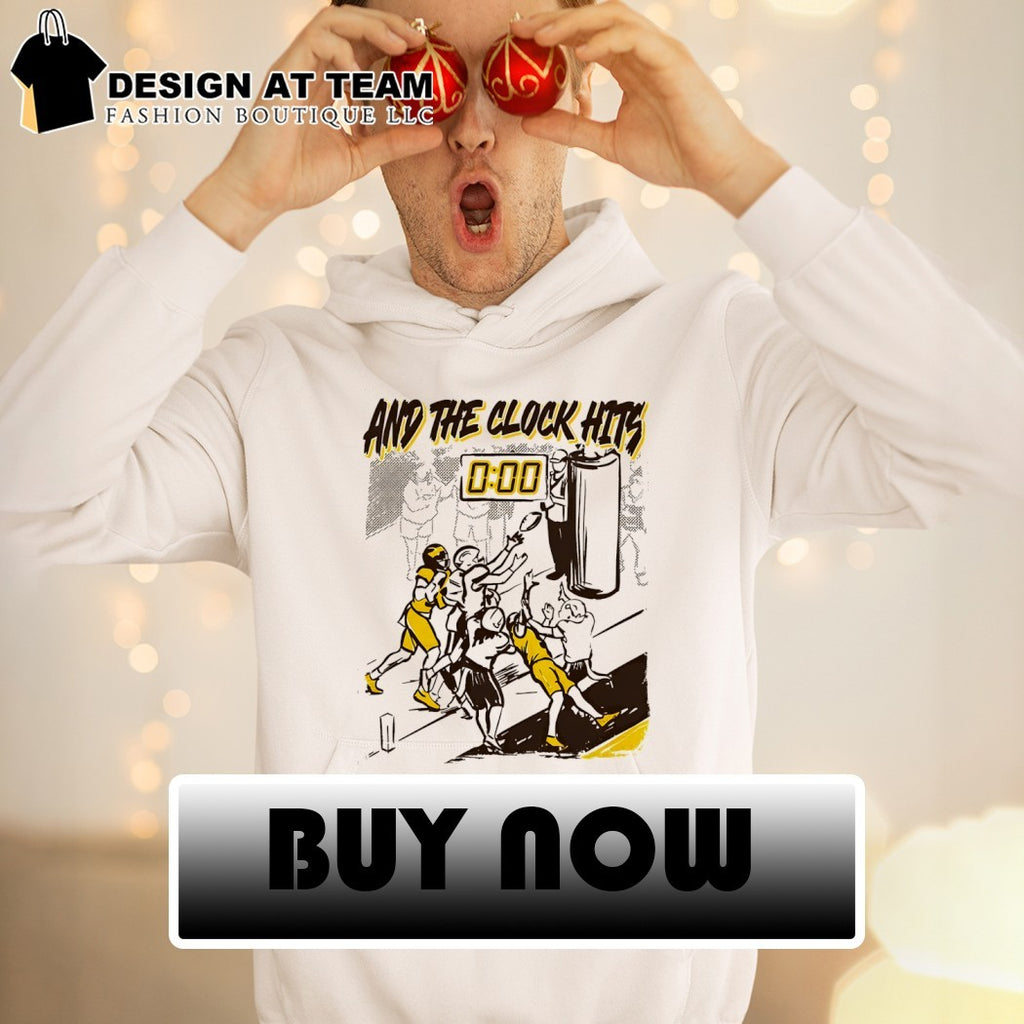Western Michigan Broncos And The Clock Hits 0 00 WSU vs Michigan shirt