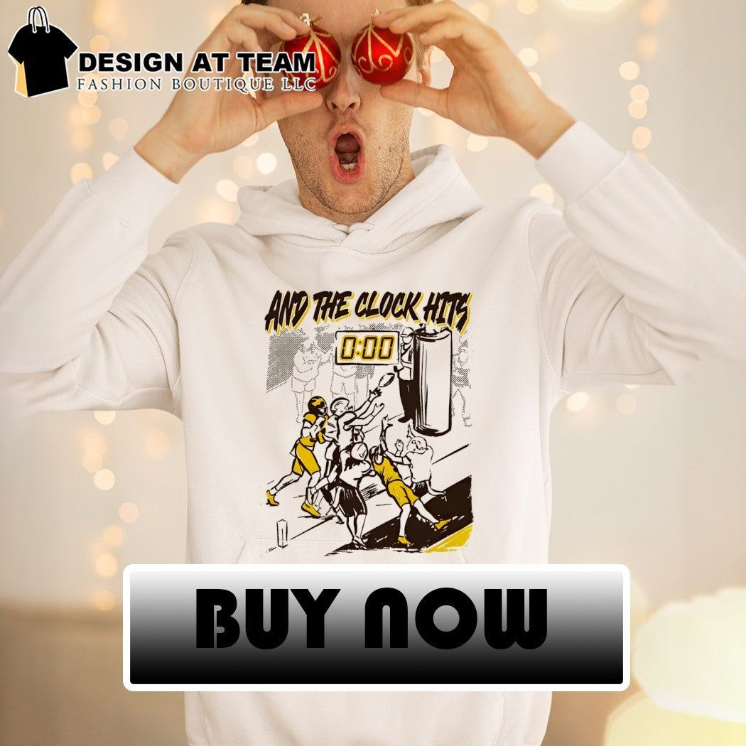 Western Michigan Broncos And The Clock Hits 0 00 WSU vs Michigan shirt