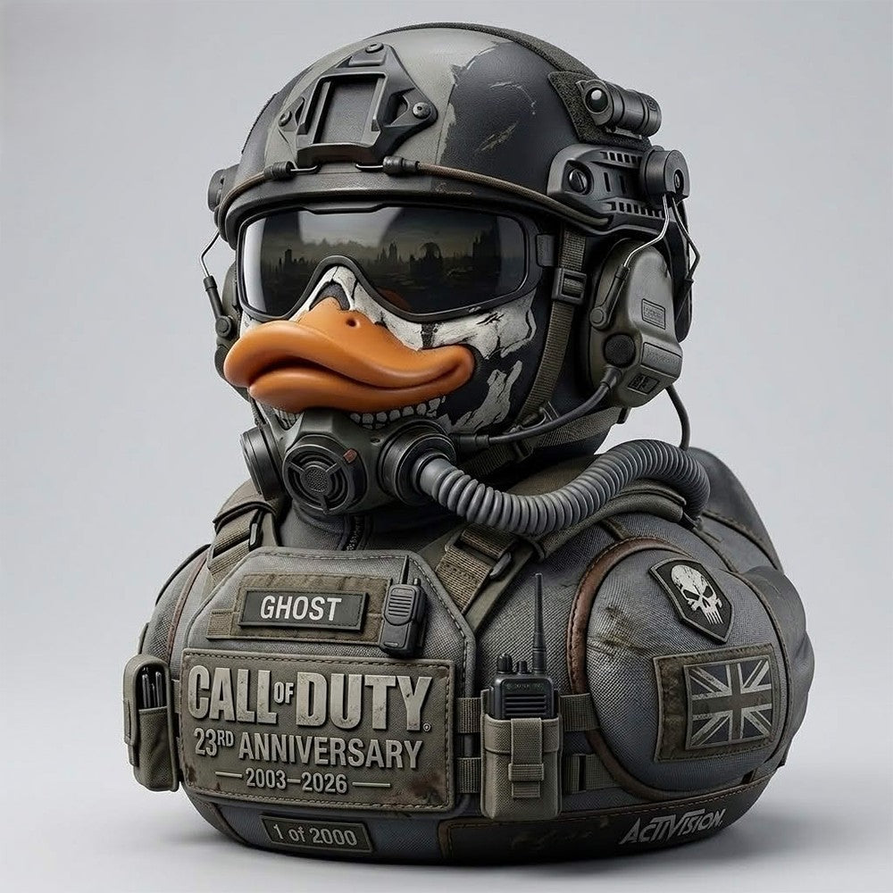 Call of Duty Ghost 23rd Anniversary Limited Edition Rubber Duck