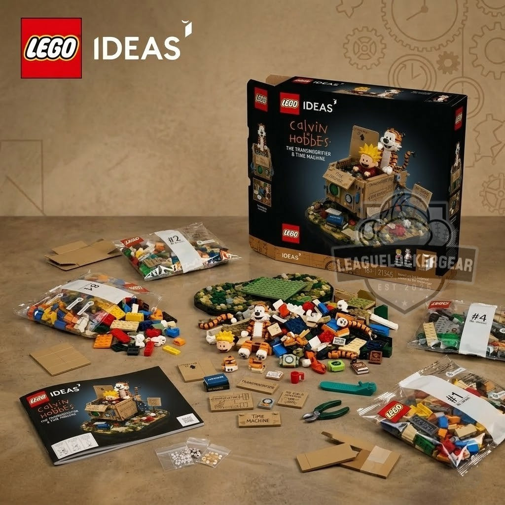 Calvin and Hobbes The Transmogrifier & Time Machine LEGO Building Kit