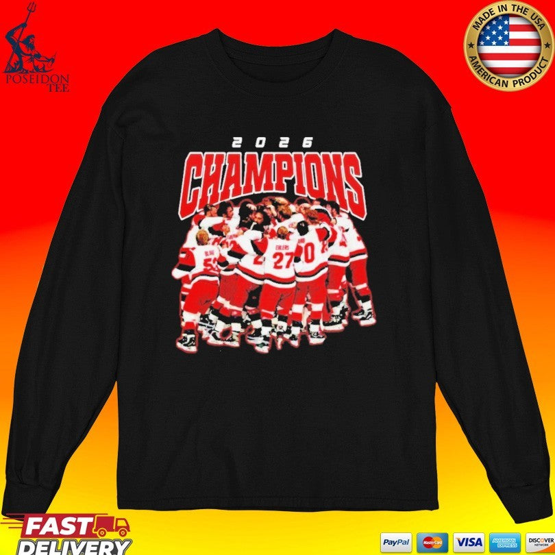 Carolina Hockey 2026 Champions Celebration T-shirt