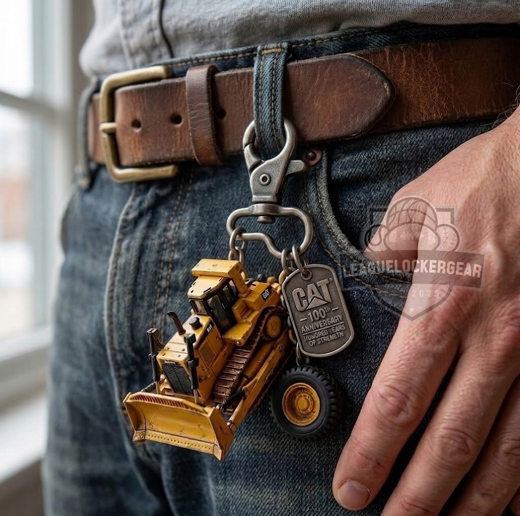 CAT 100th Anniversary Keychain Set