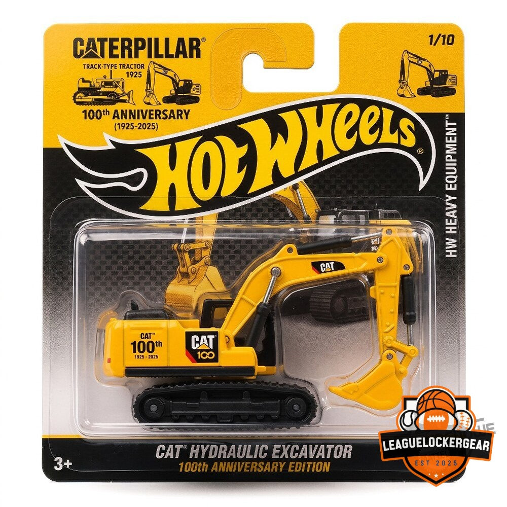 Caterpillar 100th Anniversary Hot Wheels Hydraulic Excavator Die-Cast Model