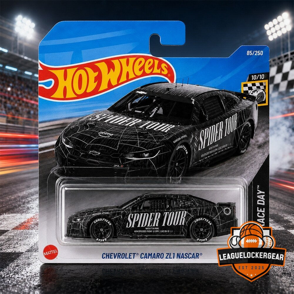 Chevrolet Camaro ZL1 NASCAR Spider Tour Hot Wheels Diecast Car