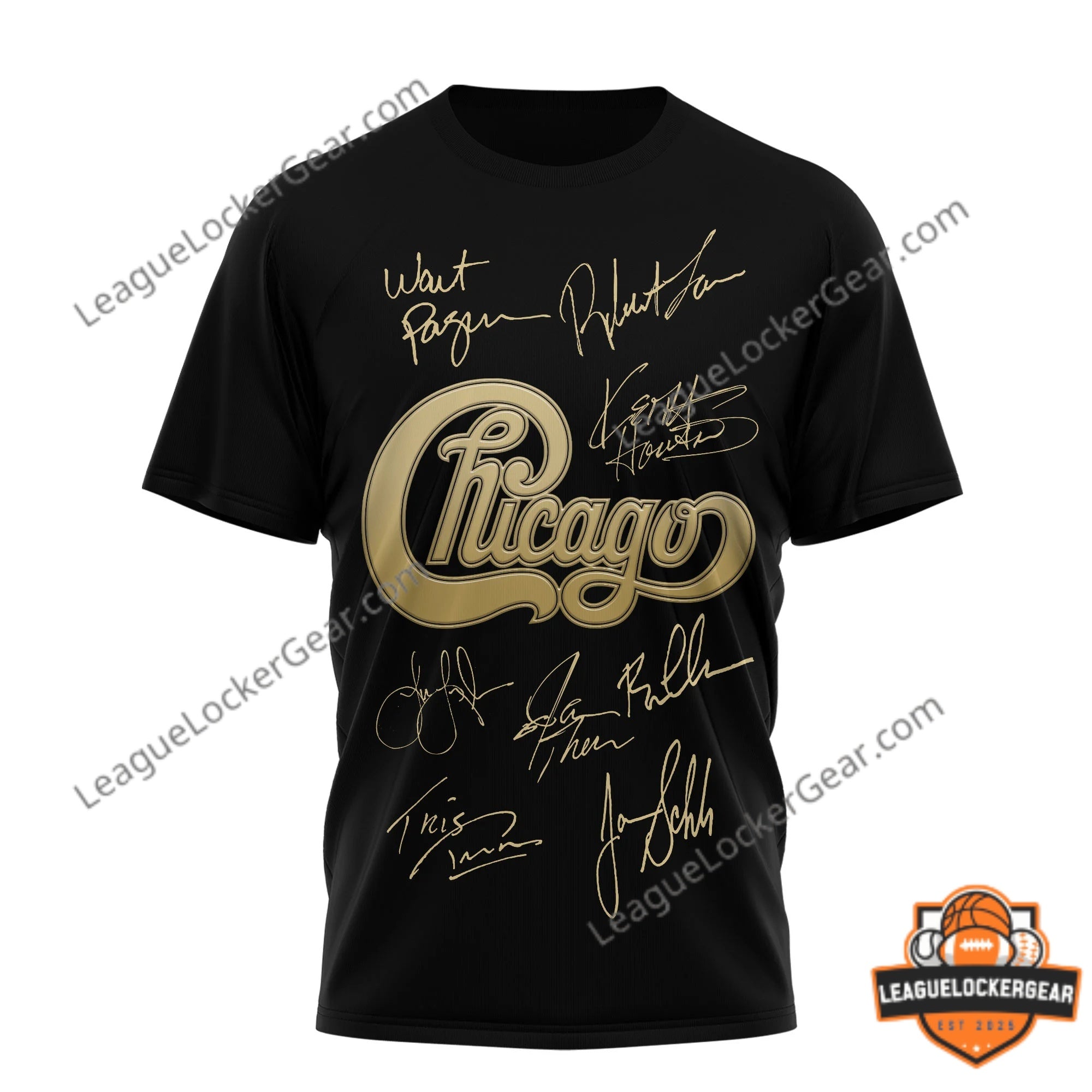 Chicago Walter Parazaider In Memoriam Signatures T-Shirt