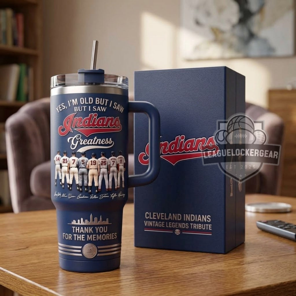 Cleveland Indians Yes I’m Old But I Saw Greatness Tumbler