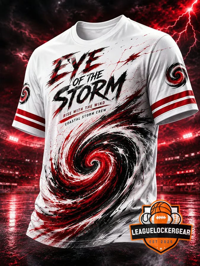 Coastal Storm Crew Eye of the Storm Rise With The Wind T-Shirt