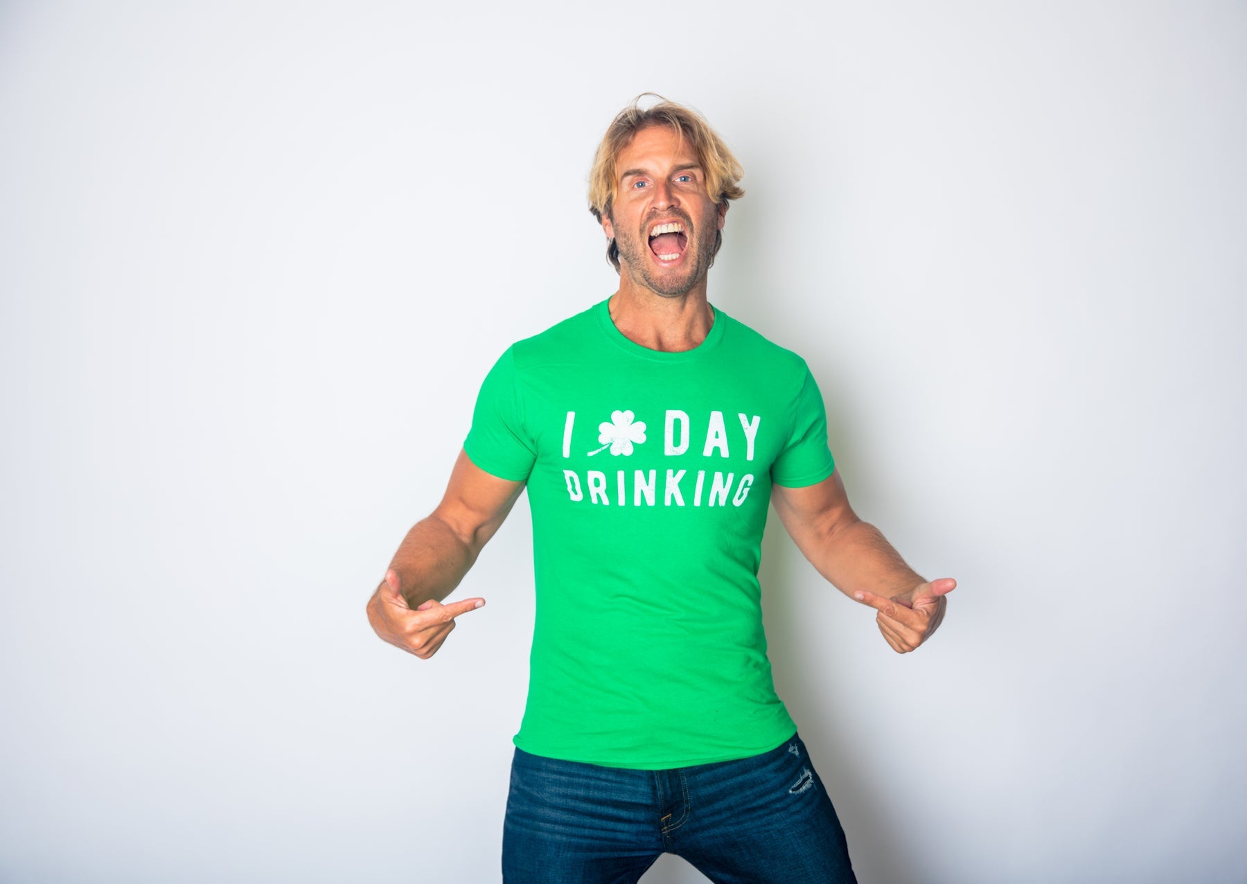 I Clover Day Drinking Men's T Shirt