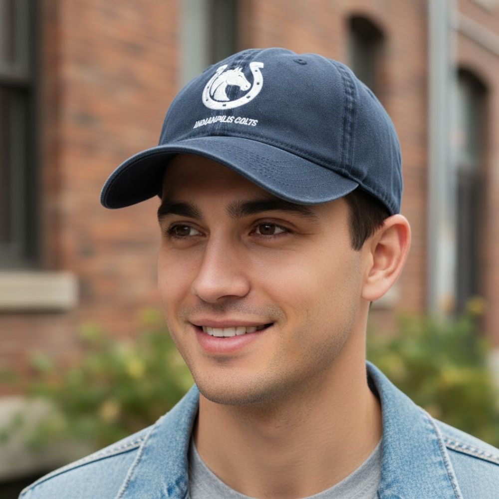 Indianapolis Colts Embroidered Logo Cap – Cool Adjustable Baseball Hat 2025