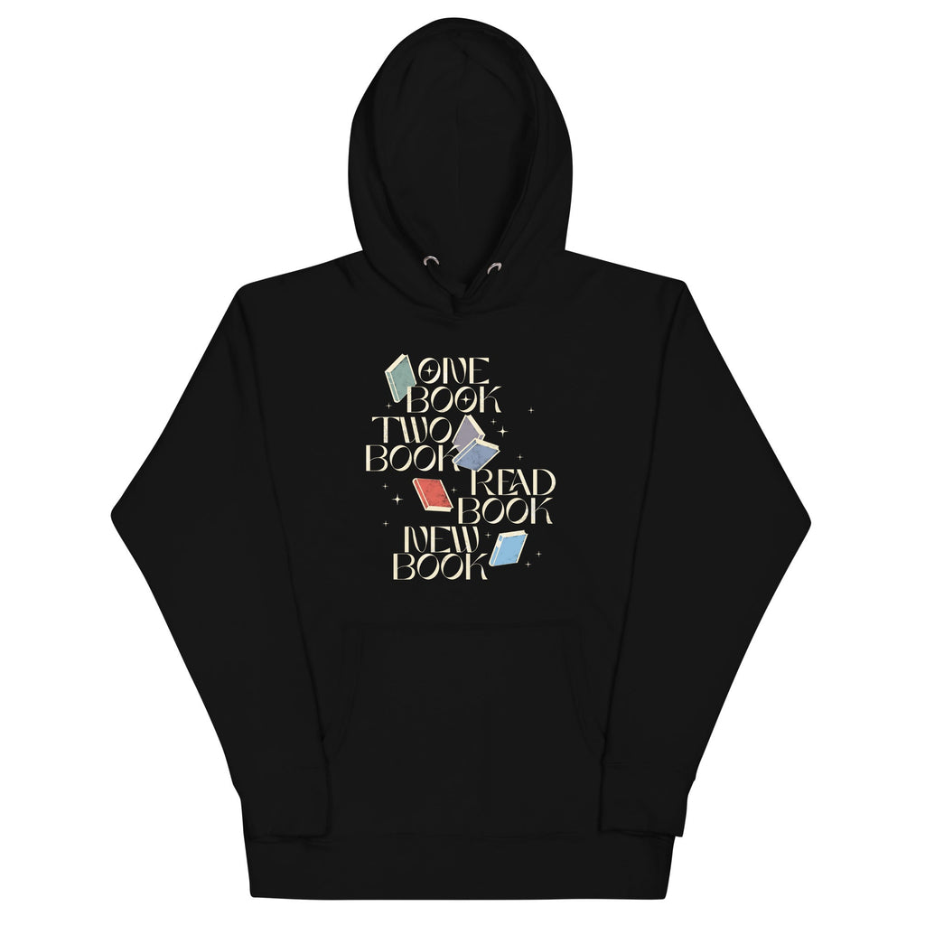 One Book Two Book Read Book New Book Unisex Hoodie