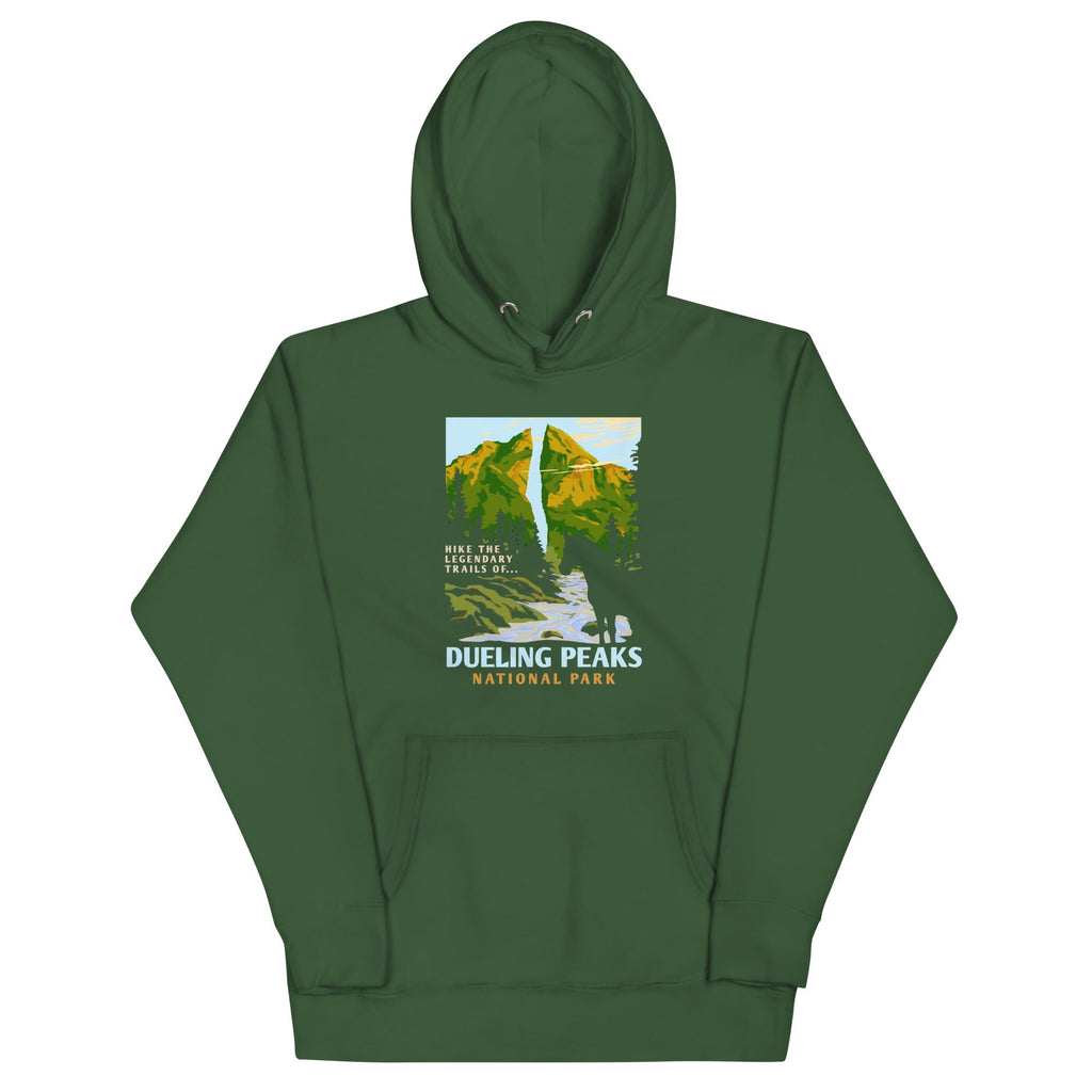 Dueling Peaks National Park Unisex Hoodie