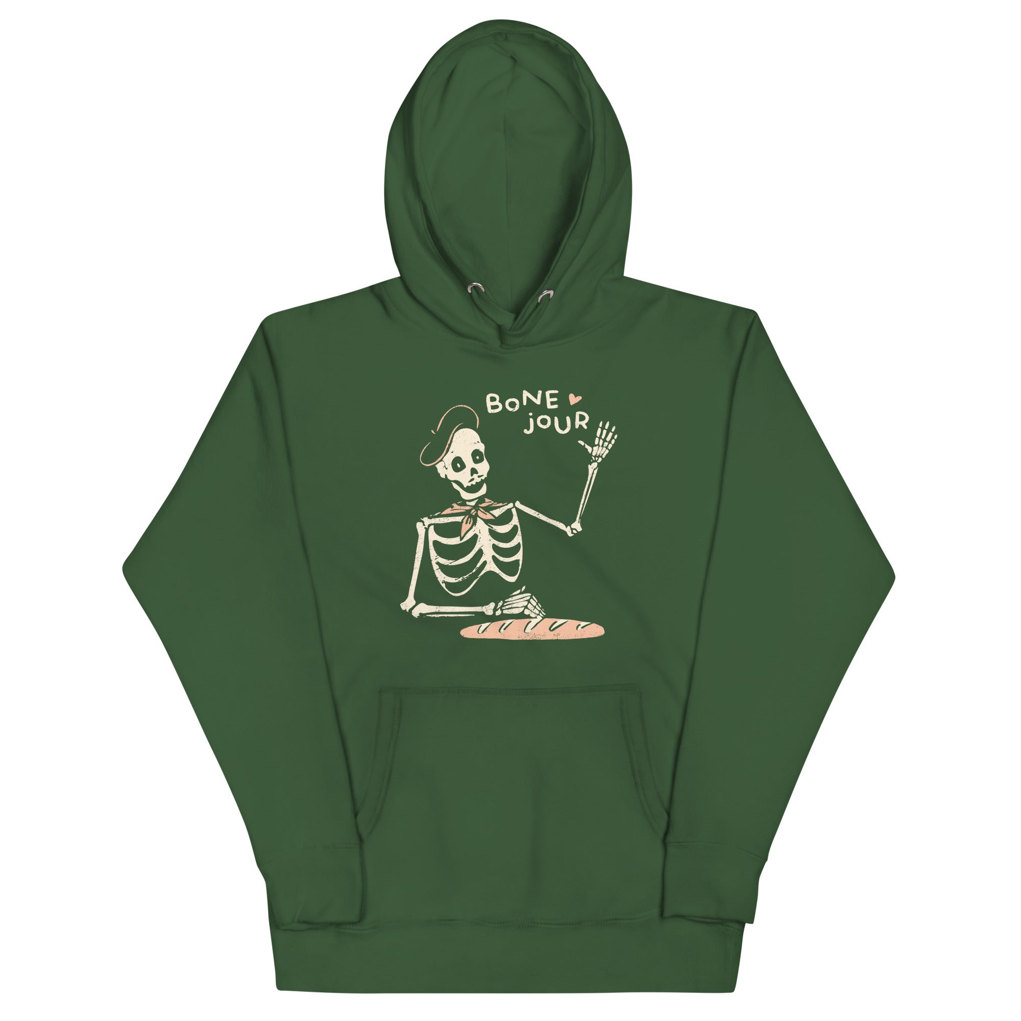 Bone Jour Unisex Hoodie