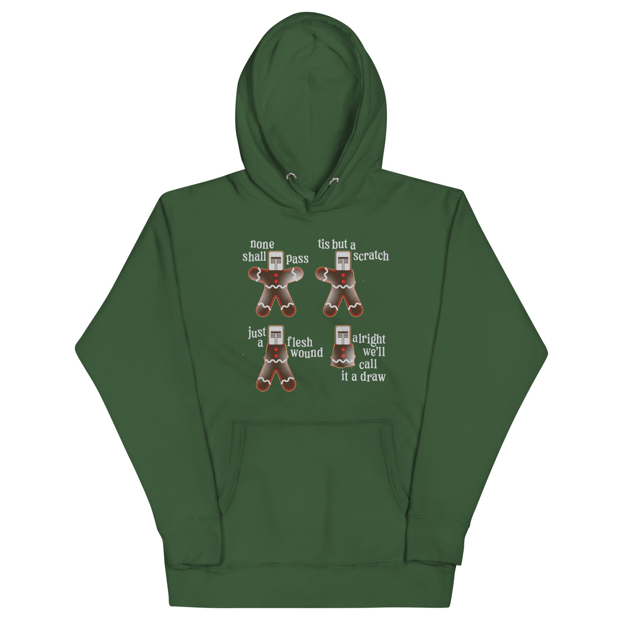 Alright We'll Call It A Draw Gingerbread Unisex Hoodie