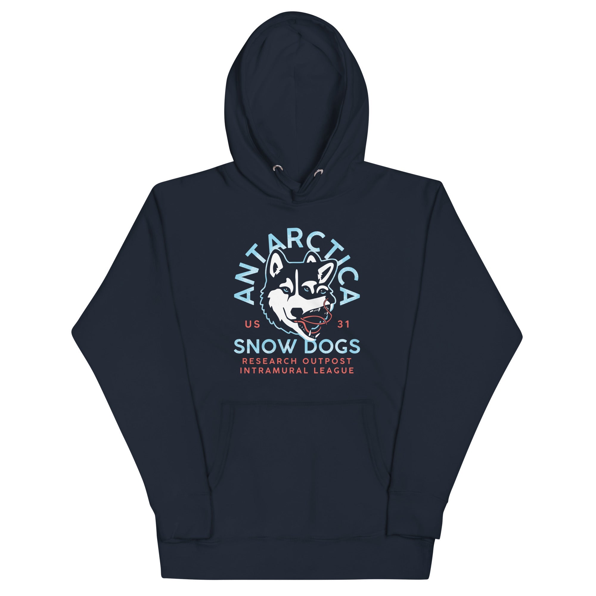 Antarctica Snow Dogs Unisex Hoodie